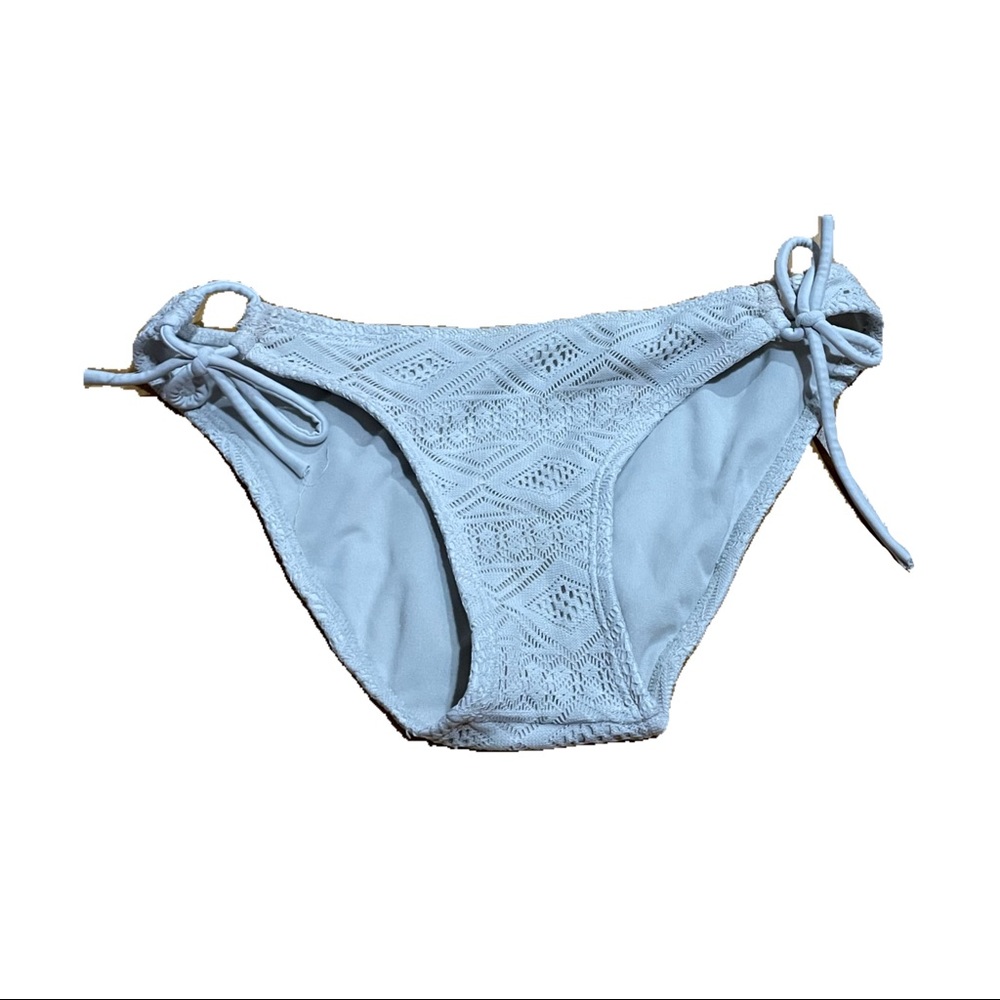 small white bikini bottoms